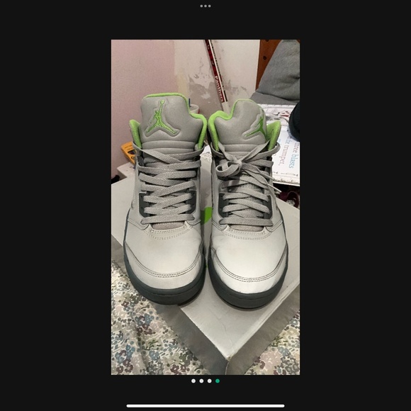 Jordan 5 (GREEN BEANS) - Picture 2 of 5